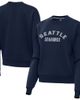 ANTIGUA Women's Antigua Navy Seattle Seahawks Victory Sweatshirt  - 1