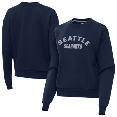 ANTIGUA Women's Antigua Navy Seattle Seahawks Victory Sweatshirt 