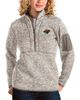 ANTIGUA Women's Antigua Oatmeal Minnesota Wild Fortune Half-Zip Sweatshirt  - 1