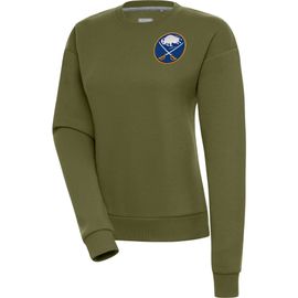ANTIGUA Women's Antigua Olive Buffalo Sabres Victory Pullover Sweatshirt 