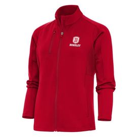 ANTIGUA Women's Antigua Red Bradley Braves Generation Digital Thermal Full-Zip Jacket 