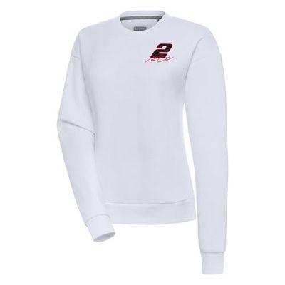 ANTIGUA Women's Antigua White Austin Cindric Victory Pullover Sweatshirt 