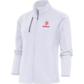 ANTIGUA Women's Antigua White Bradley Braves Generation Digital Thermal Full-Zip Jacket 