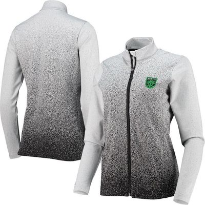 ANTIGUA Women's Antigua White/Black Austin FC Guide Full-Zip Jacket 
