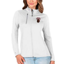 ANTIGUA Women's Antigua White/Silver Montana Grizzlies Generation Full-Zip Jacket 
