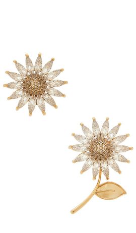Anton Heunis Anton Heunis Asymmetric Daisy Earrings
