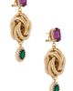 Anton Heunis Anton Heunis Omega Clasp Knot & Charm Pendant Earrings - 2