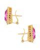 Anton Heunis Anton Heunis Omega Clasp Oval Earrings - 2