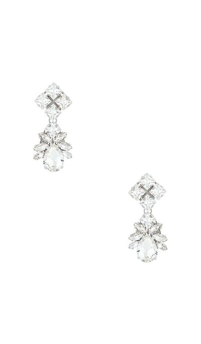 Anton Heunis Anton Heunis Omega Clasp Pixel & Drop Pendant Earrings