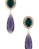 Anton Heunis Anton Heunis Stud With Clip Oval & Tear Pendant - 1