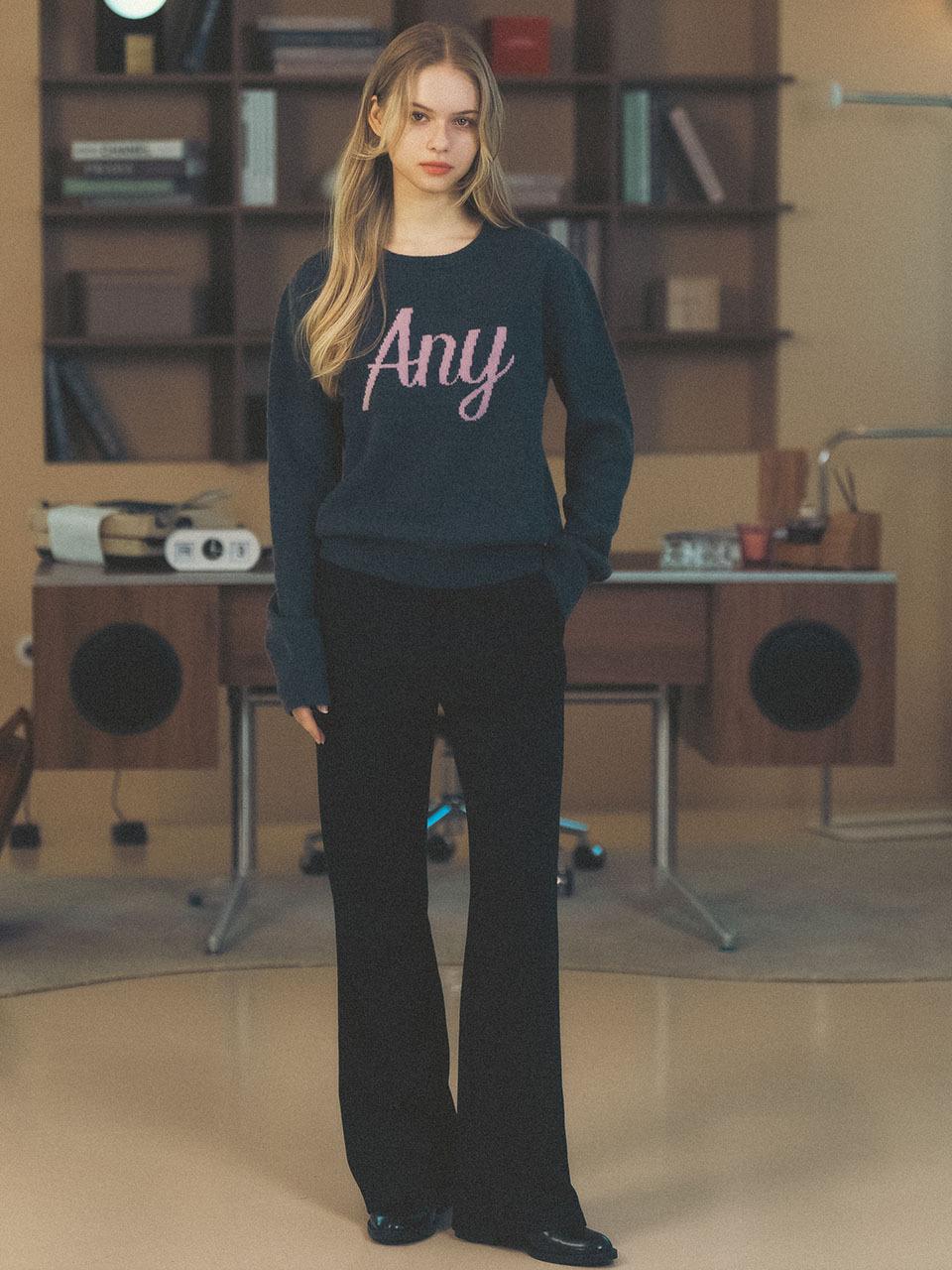Any given Friday Jersey Stretch Flow Pants [Black]