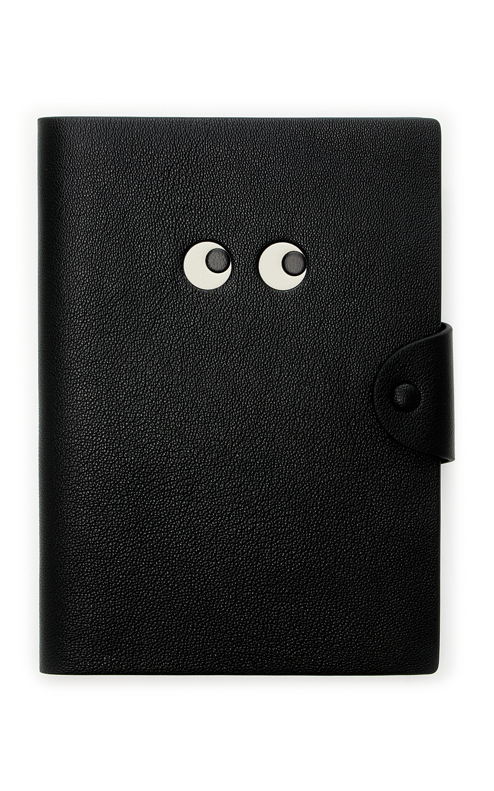 Anya Hindmarch Anya Hindmarch Eyes Leather A5 Journal Black