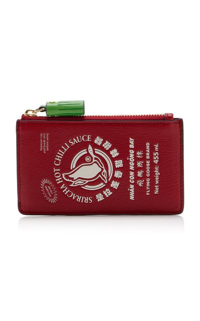 Anya Hindmarch Anya Hindmarch Flying Goose Sriracha Zip Card Case Red