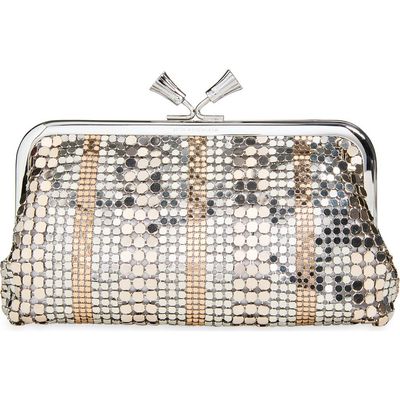 Anya Hindmarch Anya Hindmarch Maud Stripes Tassel Clutch