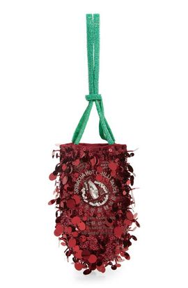 Anya Hindmarch Anya Hindmarch Mini Sriracha Embellished Clutch
