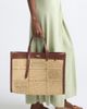 Anya Hindmarch Anya Hindmarch Mortimer Patchwork Crochet Raffia Tote - 2