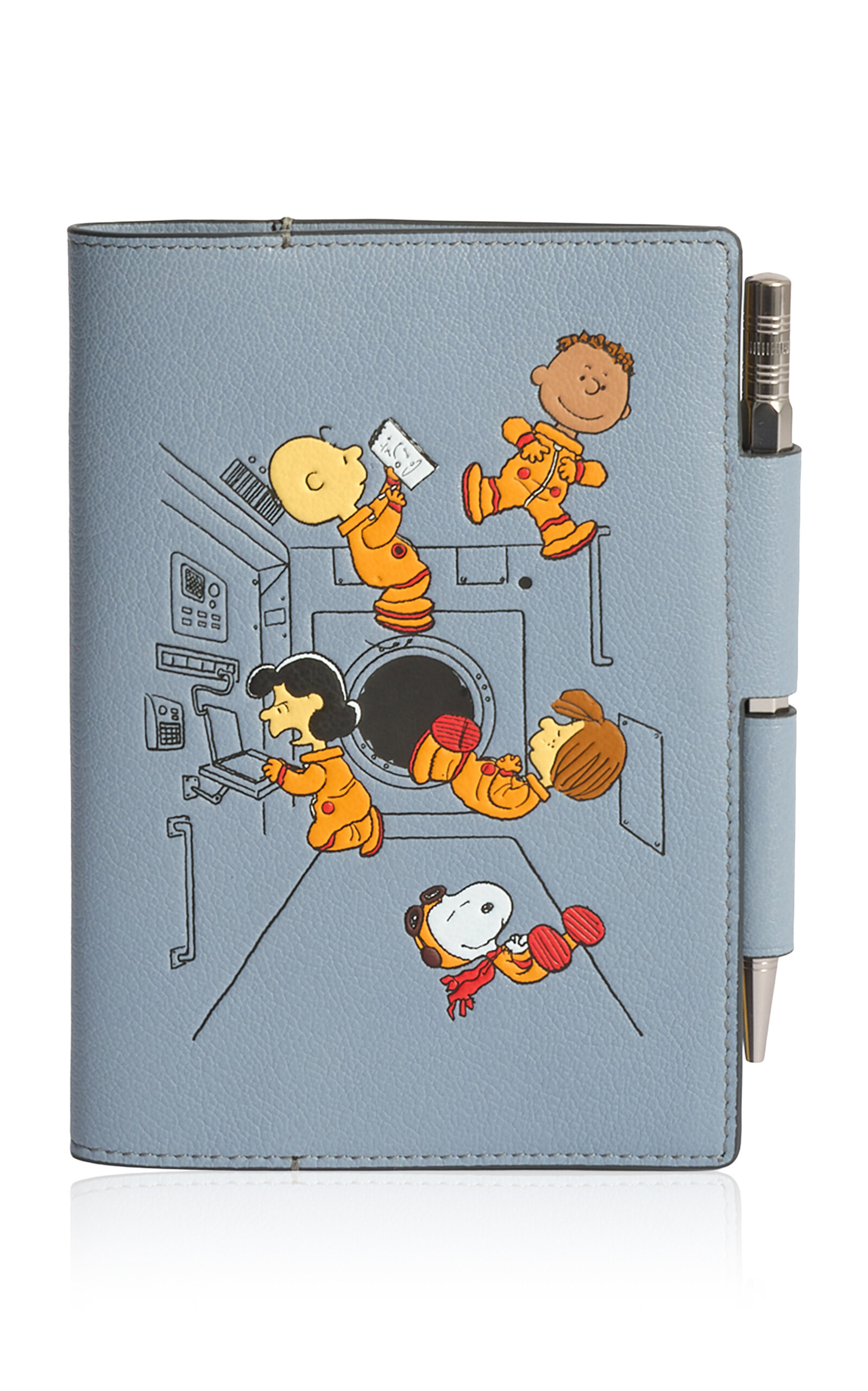 Anya Hindmarch Anya Hindmarch Peanuts All Over Space Snoopy A6 Journal Blue
