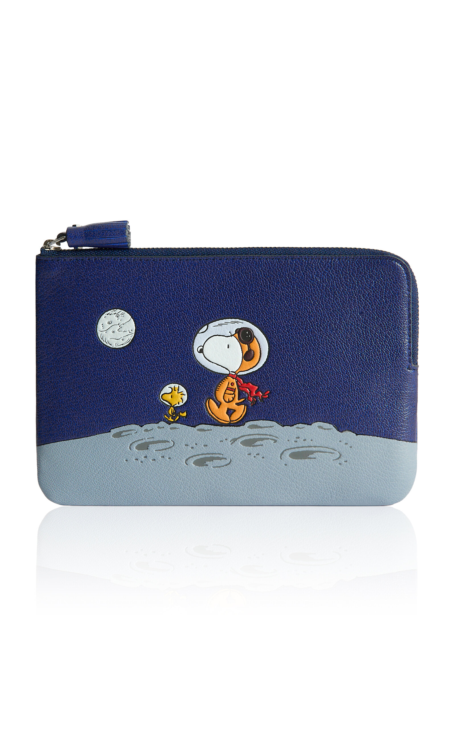 Anya Hindmarch Anya Hindmarch Peanuts Moonwalk Snoopy Loose Pocket Blue