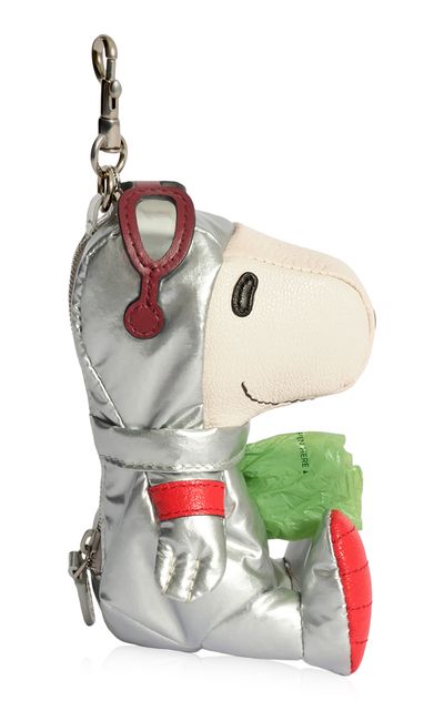 Anya Hindmarch Anya Hindmarch Peanuts Space Snoopy Dog Tidy Bag Silver
