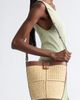 Anya Hindmarch Anya Hindmarch Raffia Patchwork Bucket Bag - 3