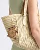Anya Hindmarch Anya Hindmarch Raffia Turtle Earbud Pouch - 2