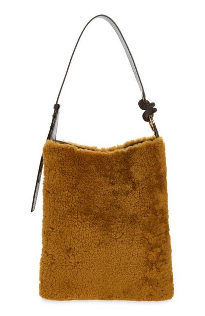 Anya Hindmarch Anya Hindmarch Ringo Genuine Shearling Shoulder Bag