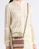Anya Hindmarch Anya Hindmarch Stripe Raffia Crossbody Bag - 2