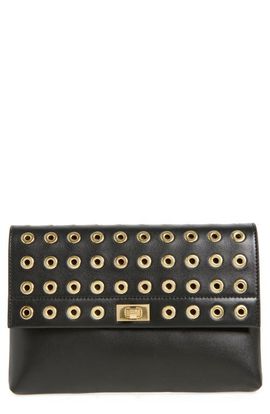 Anya Hindmarch Anya Hindmarch Valorie Eyelet Leather Clutch