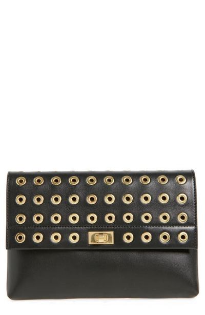 Anya Hindmarch Anya Hindmarch Valorie Eyelet Leather Clutch