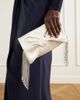 ANYA HINDMARCH Bow and crystal-embellished satin clutch - 2