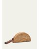 Anya Hindmarch Half Moon Raffia Bow Clutch Bag - 3