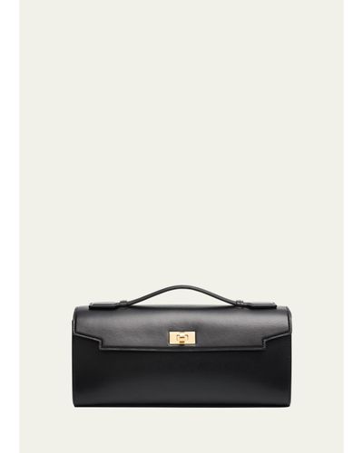 Anya Hindmarch Mortimer Boxy Leather Clutch Bag