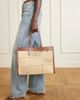 ANYA HINDMARCH Mortimer leather-trimmed woven raffia tote - 2