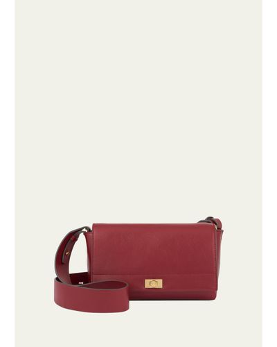 Anya Hindmarch Mortimer Zip Leather Crossbody Bag