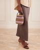 ANYA HINDMARCH Striped raffia cross body bag - 2