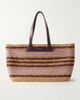 ANYA HINDMARCH Striped raffia tote - 1
