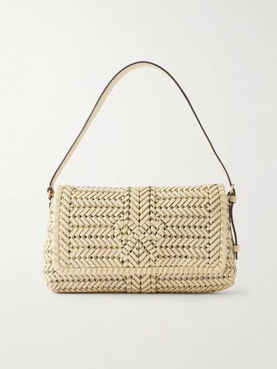 ANYA HINDMARCH The Nesson woven leather shoulder bag