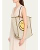 Anya Hindmarch Wink Embroidered Raffia Tote Bag - 2