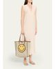 Anya Hindmarch Wink Embroidered Raffia Tote Bag - 5