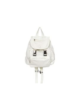 AOAO Lightweight Glossy Sustainable Backpack [Ivory]