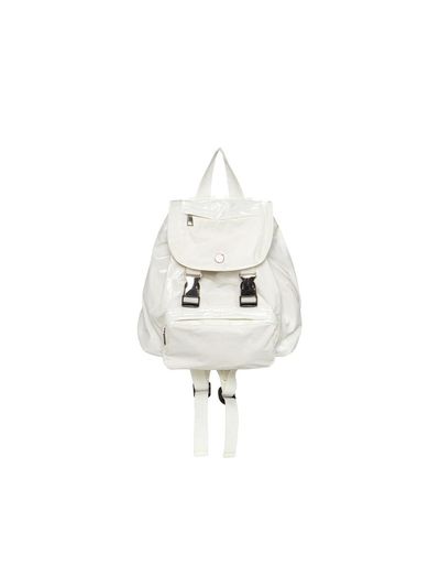 AOAO Lightweight Glossy Sustainable Backpack [Ivory]