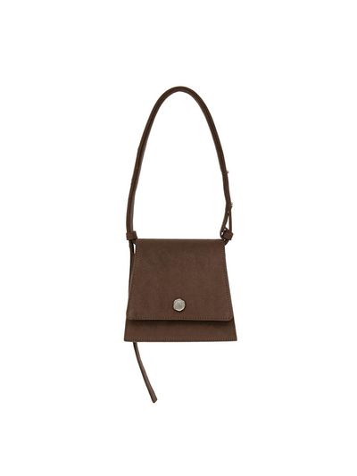 AOAO Mini Suede Compact Bag [Brown]