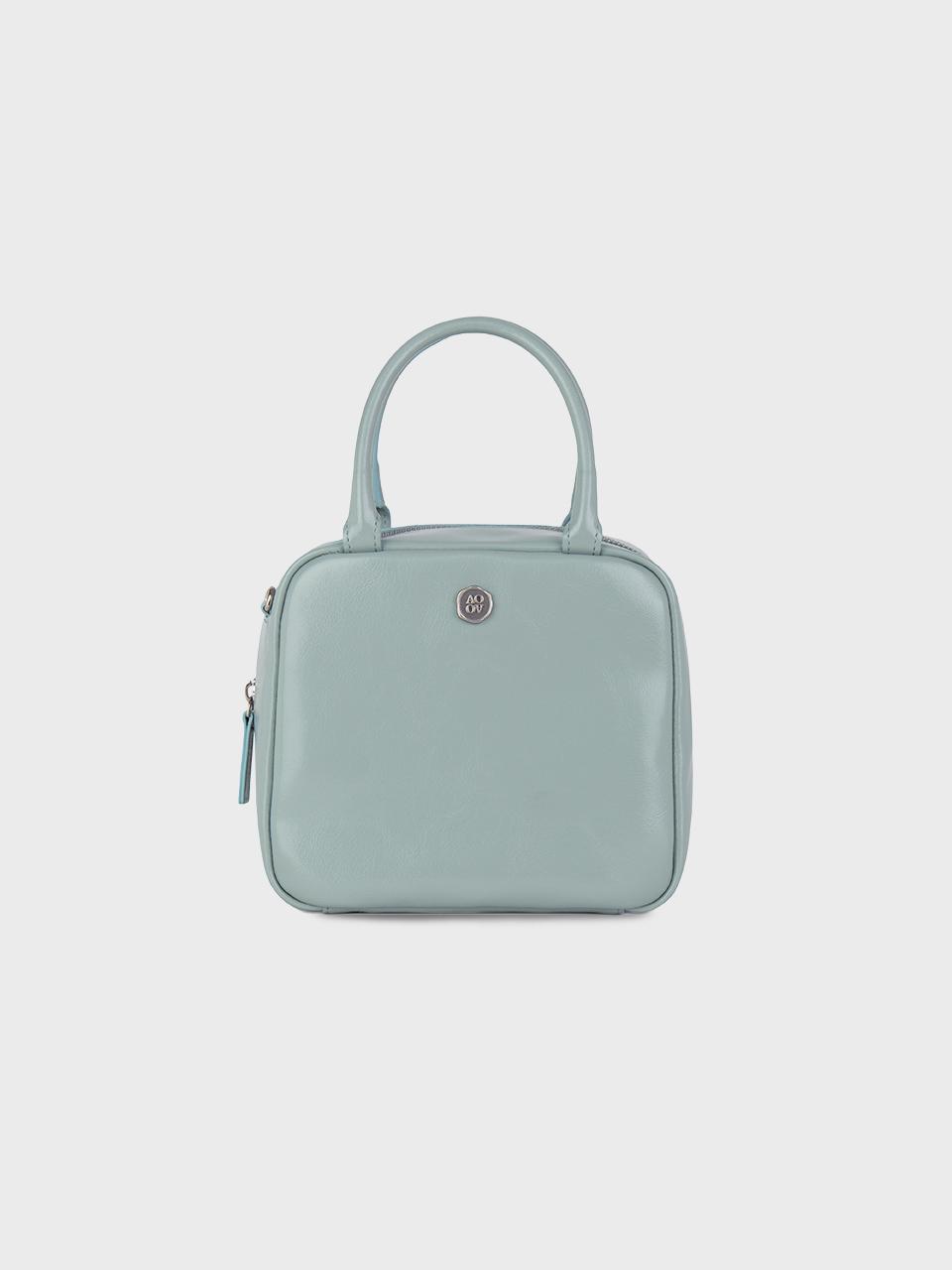AOAO Square Vegan Leather Bag [Green]