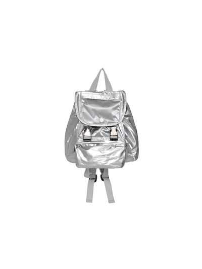 AOAO Sustainable Glossy Lightweight Backpack [Silver]
