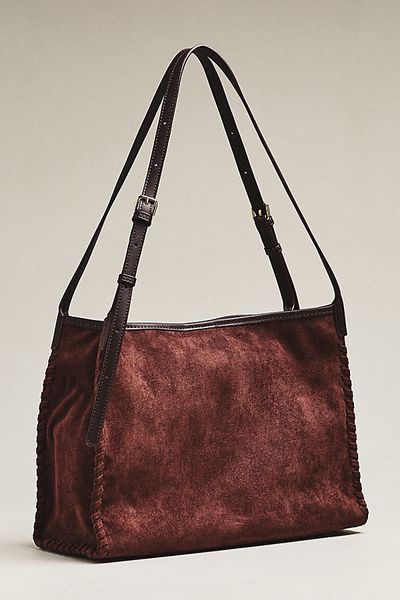 Aota The Sienna Slouchy Faux Suede Tote Bag