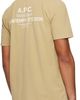 A.P.C. A.P.C. Beige 'APC Printemps 26' T-shirt - 3