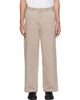 A.P.C. A.P.C. Beige Canvas Carpenter Trousers - 1