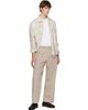 A.P.C. A.P.C. Beige Canvas Carpenter Trousers - 4