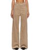 A.P.C. A.P.C. Beige Clyde Trousers - 1