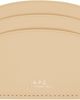 A.P.C. A.P.C. Beige Demi-Lune Card Holder - 1